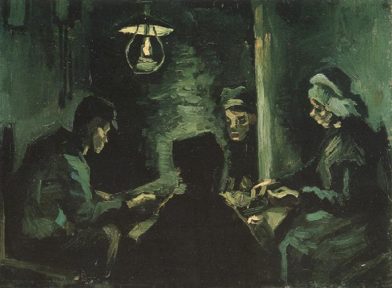 Vincent Van Gogh Four Peasants at a Meal (nn04) oil painting image